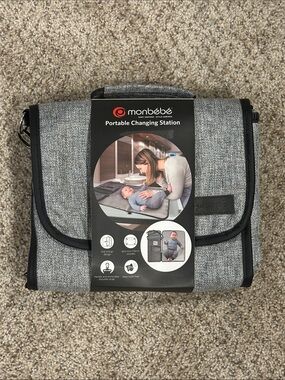 monbebe Portable Changing Station - Gray